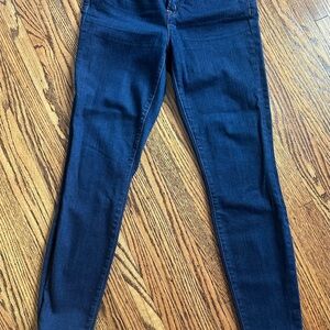 J. Crew Dark Blue Skinny Jeans